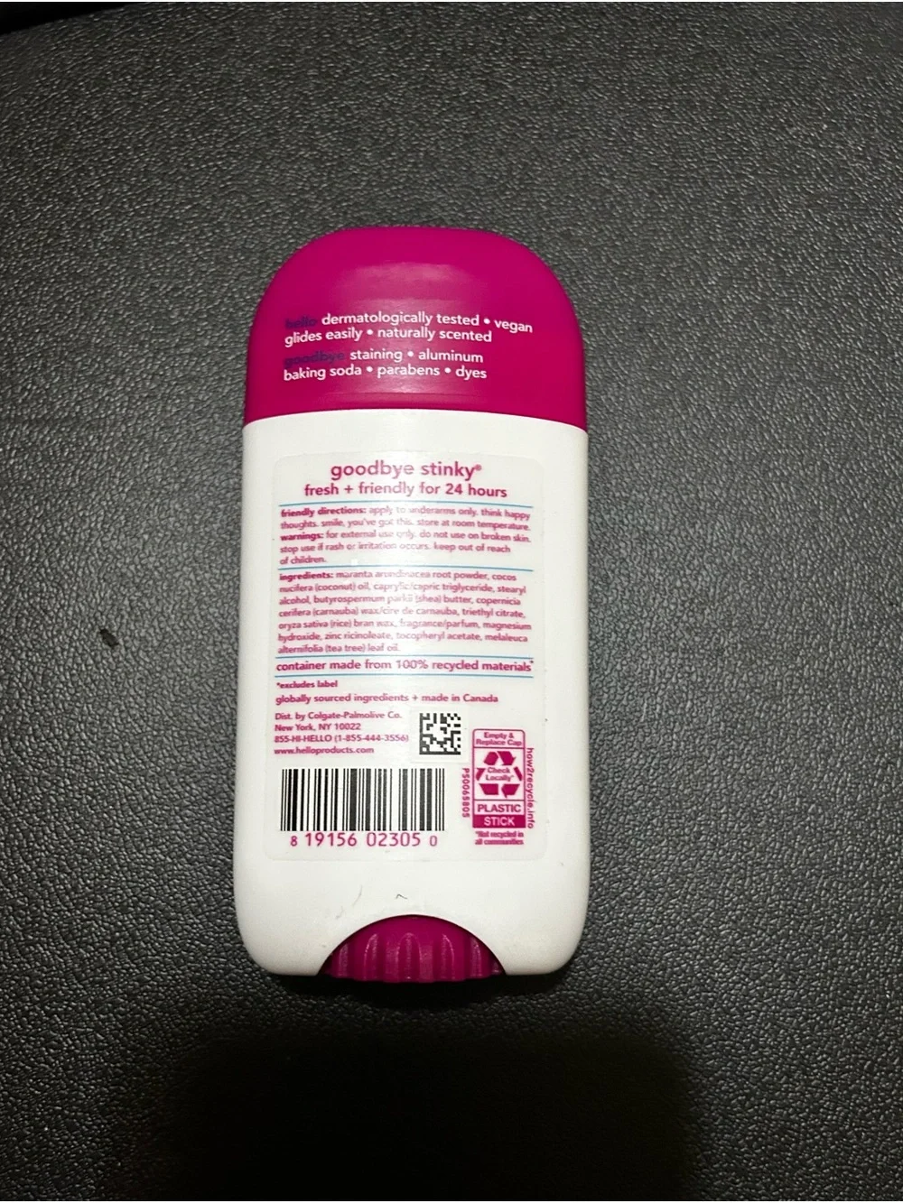 Hello Unicorn Kids Deodorant Stick - Pink